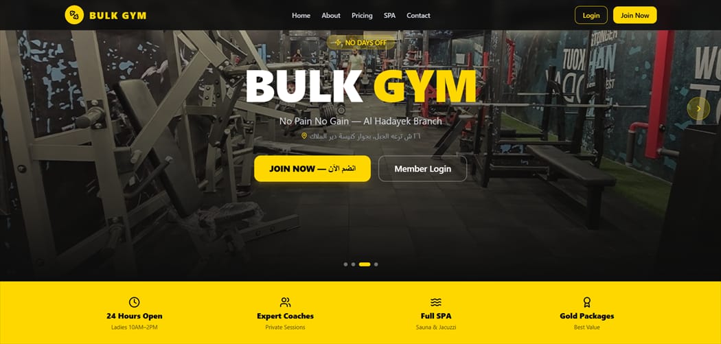 Gym Pannel